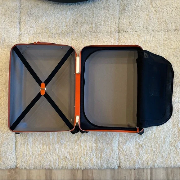 Orange Louis Vuitton Horizon 55 Rolling Suitcase - Picture 6 of 16